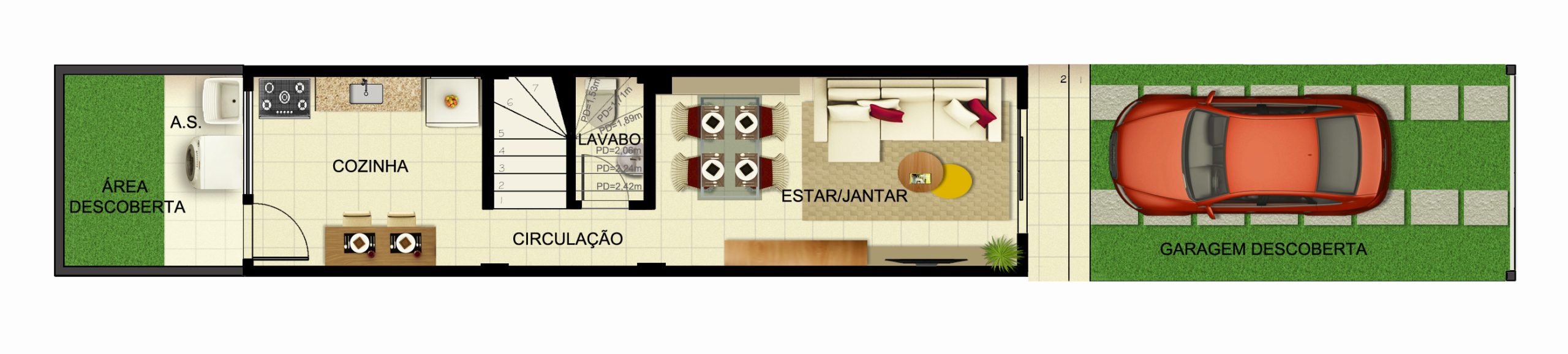 Planta 1 - Mais Jardim
