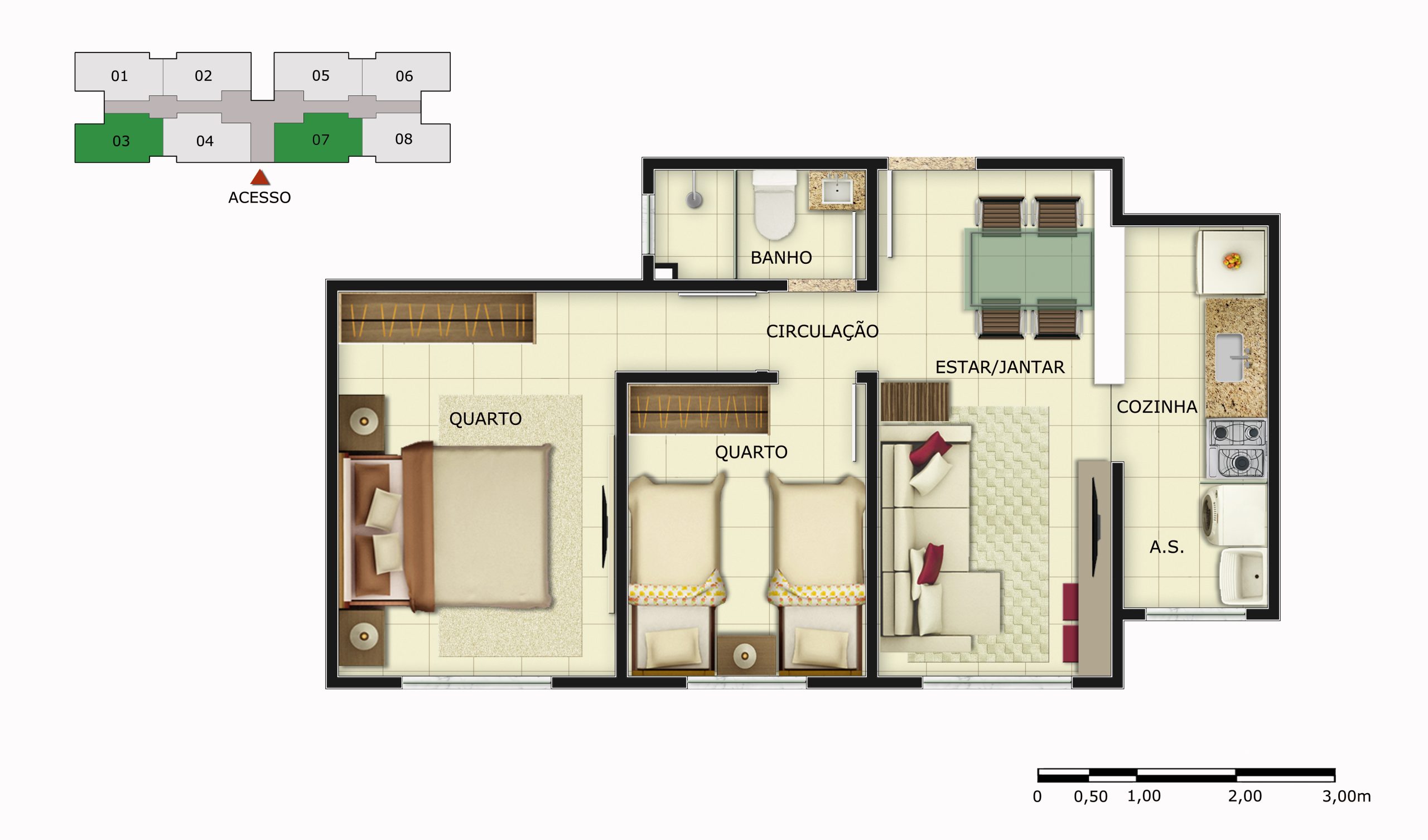 Planta 3 - Ville Safira