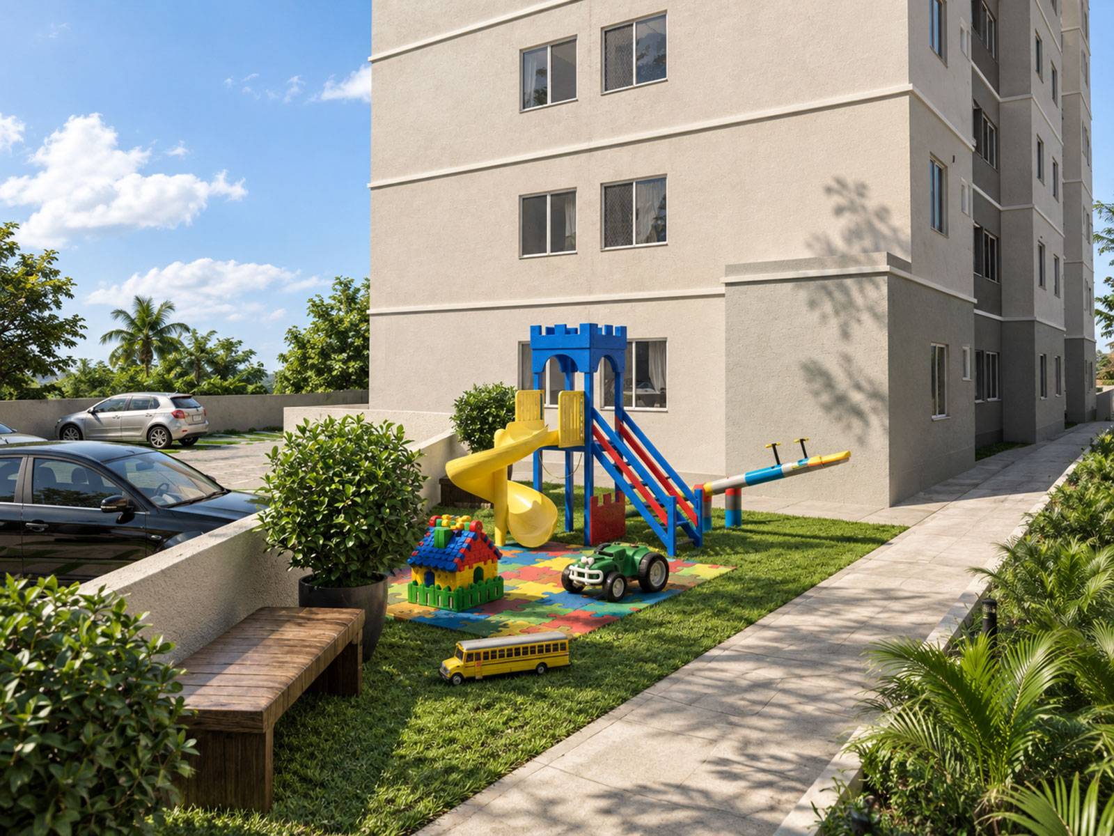 Perspectiva Ilustrada do Playground