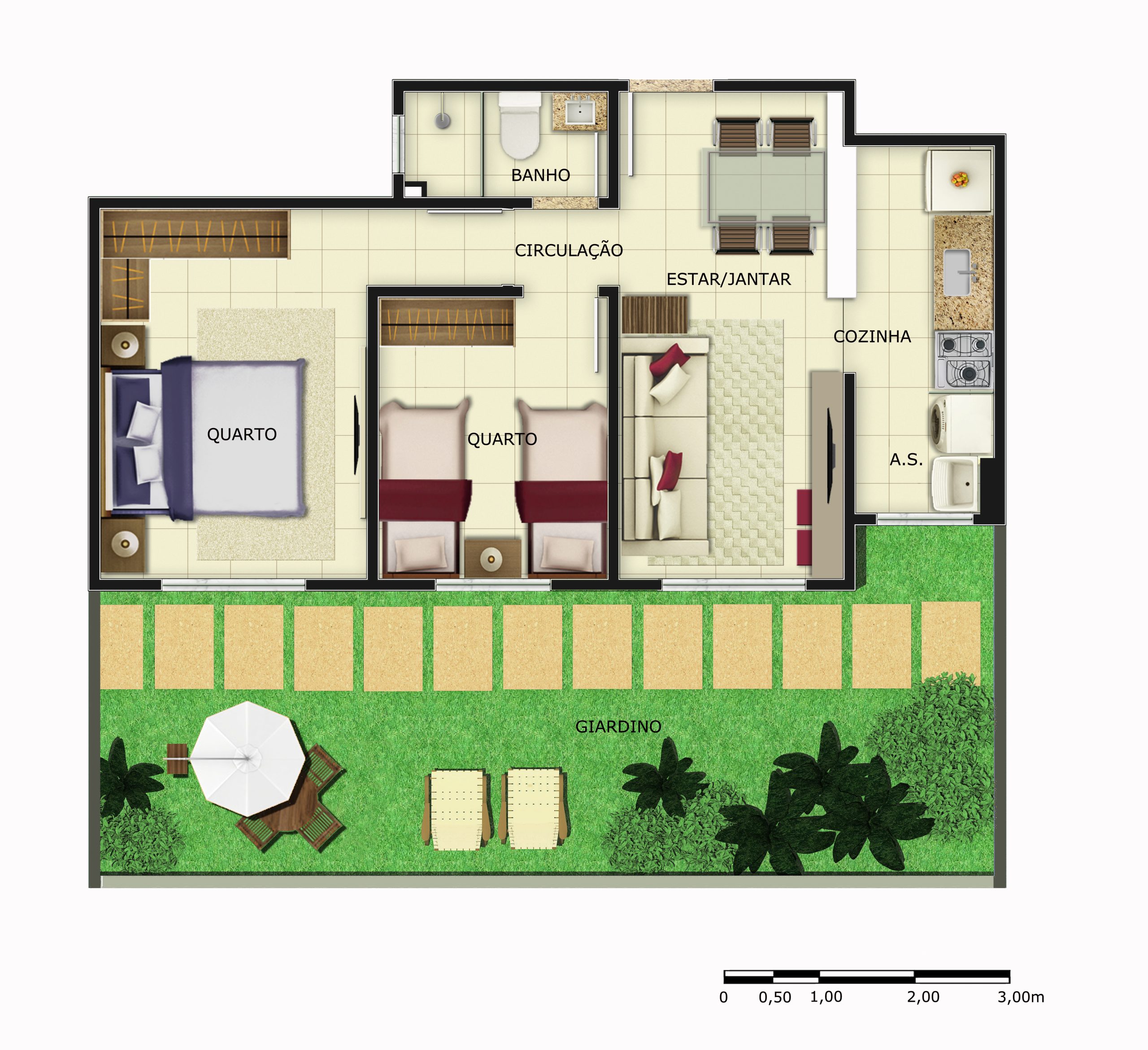 Planta 2 - Mais Rubi